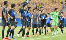 日本男子、２点追い付き分ける サッカー・７日