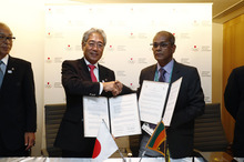 スリランカオリンピック委員会とパートナーシップ協定を締結