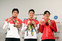 【メダリスト会見】萩野選手「それぞれのメダルにいいものが詰まっている」