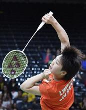 山口茜が決勝トーナメントへ バドミントン・１４日