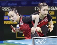 日本女子が銅メダル、中国３連覇 卓球・１６日