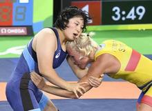 レスリング伊調、五輪４連覇王手 第１３日、登坂と土性も決勝へ