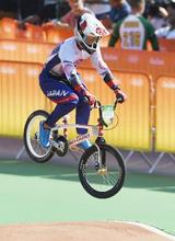 男子ＢＭＸの長迫は１２位 自転車・１７日