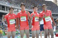 男子４００リレー、日本決勝進出 陸上・１８日