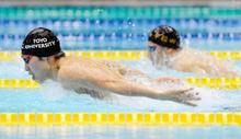 五輪王者の萩野、４００ｍ個メＶ 水泳の日本学生選手権