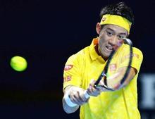 錦織圭、スイス室内準決勝進出 デルポトロ下す