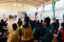 平成28年度「JOCオリンピック教室」　千葉市立磯辺中学校で開催
