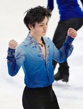 フィギュア、宇野ＳＰ２位 世界選手権、羽生は５位