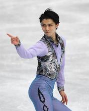 フィギュア、宇野ＳＰ２位 世界選手権、羽生は５位