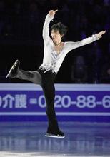 羽生結弦Ｖ「達成感がある」 世界フィギュア一夜明け