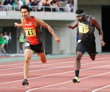 飯塚２位、桐生は決勝棄権 陸上男子２００ｍ、静岡国際