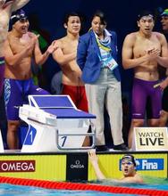 男子リレー、日本新で５位 今井、大橋が決勝へ