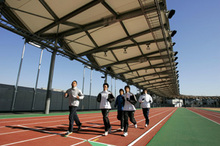 ナショナルトレーニングセンター、屋外トレーニング施設がオープン