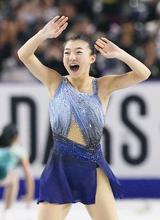 女子ＳＰで坂本首位、宮原２位 全日本フィギュア、本郷３位