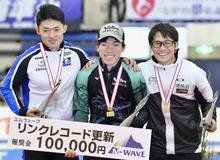 スピード男子長谷川ら五輪確実に 平昌代表選考会、女子郷が初入り