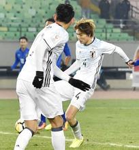 日本、２連勝で８強入り サッカーＵ―２３アジア選手権