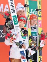 ジャンプ、高梨が今季初の２位 Ｗ杯女子札幌大会・最終日