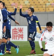サッカー、日本３連勝で１位通過 Ｕ―２３アジア選手権
